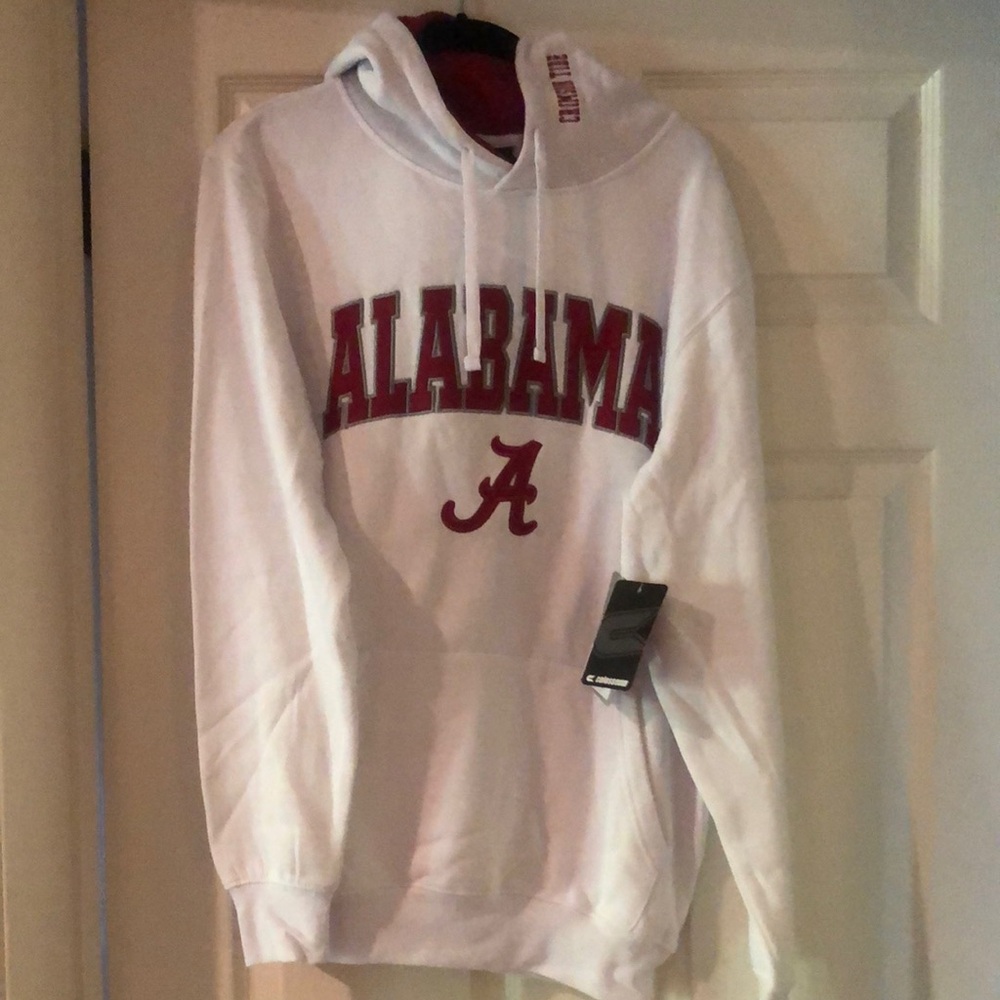 Alabama White Hoodie NWT size M